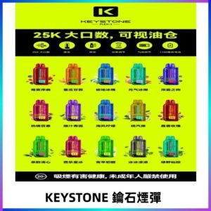 鑰石KEYSTONE FLEX-3 25000口專彈專機套裝|大容量續航